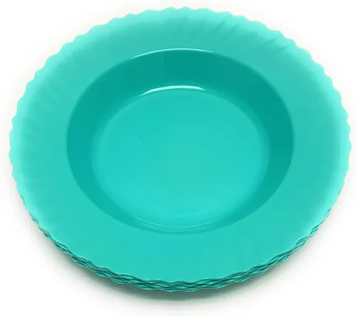 Miniatura 10 de Mintra Home Colección Curly (placa de 11.75 pulgadas, 6 unidades, verde azulado)