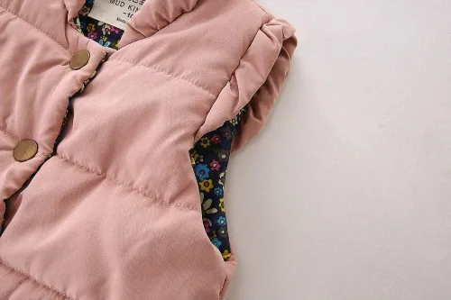 Miniatura 7 de Mud Kingdom Chalecos para niñas pequeñas, ropa de abrigo ligera y linda floral