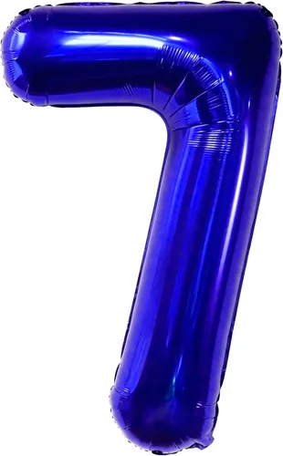 Miniatura 670 de KatchOn, Globo grande azul número 2 de 40 pulgadas Decoraciones de cumpleaños de Baby Shark para niño de 2 años Globo azul número 2 Globo