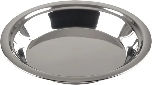 Lindy's - 5M871 Lindy's Acero inoxidable 9 pulgadas bandeja para tartas, Plata
