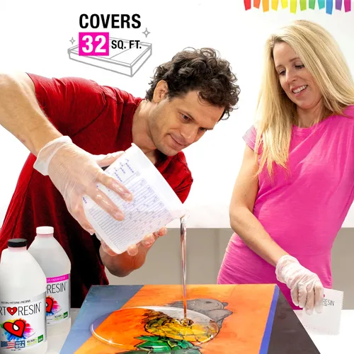Miniatura 3 de ArtResin Resina Epoxy, profesional, no tóxica, transparente, garrafón de 1 galón (3,78 L)