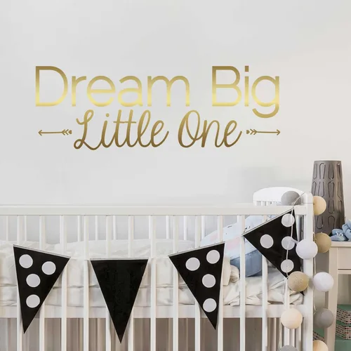 Miniatura 3 de Dream Big Little One – Beso Cut Dream Big calcomanía para pared cita Decal by chromantics