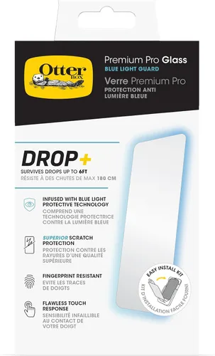 Miniatura 10 de OtterBox Protector de pantalla de cristal para iPhone 15, respuesta táctil impecable, resistente a las huellas dactilares, fácil instalación