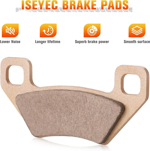 Miniatura 5 de Juego de pastillas de freno sinterizadas delanteras y traseras para 2011-2022 para Arctic Cat ATV TRV 400, 450, 500, 550, 570, 600, 700, 1000, 3