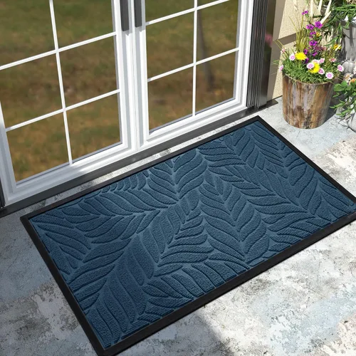 Miniatura 8 de Yimobra Tapete para puerta delantera para interiores y exteriores, 29.5 x 17 pulgadas, impermeable, para todas las estaciones, para entrada