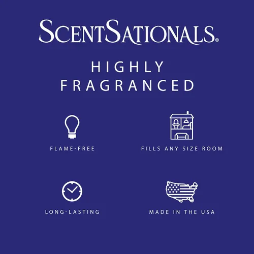 Miniatura 3 de ScentSationals Cera perfumada de cedro y lavanda, lavanda, cedro blanco y caoba, 10 onzas (24 cubos)