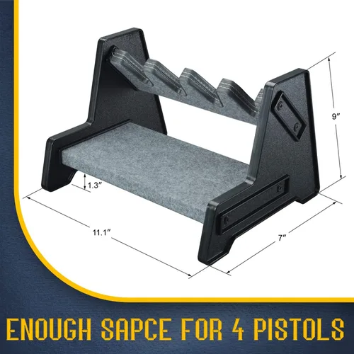 Miniatura 5 de Mind and Action - Soporte para pistola para caja fuerte, organizador de gabinete, accesorios para armas, regalos para hombres