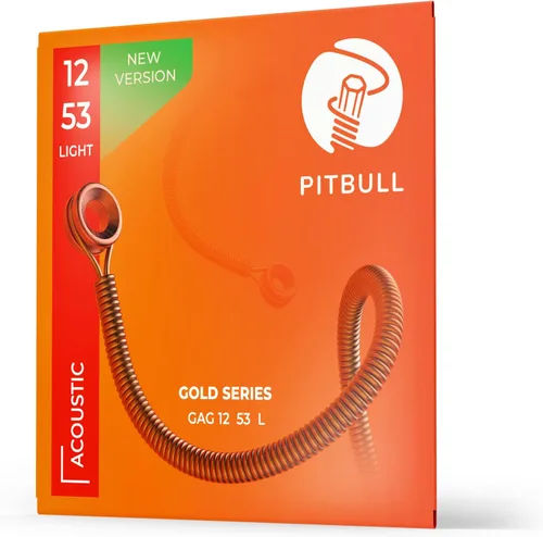 Miniatura 7 de Pitbull Cuerdas de guitarra acústica serie dorada