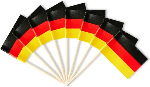 Miniatura 29 de Palillos de dientes pequeños con bandera australiana para aperitivos de fiesta, cupcakes, pasteles y comida, perfectos para vacaciones nacionales