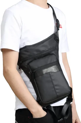 Miniatura 3 de Riñonera de cintura para hombres y mujeres, 011-negro, Casual