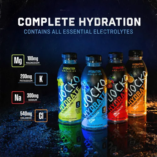 Miniatura 7 de Jocko Fuel Hydrate - Bebidas con electrolitos – Amplificador de hidratación de bebidas deportivas, saciador de la sed, mezcla de electrolitos