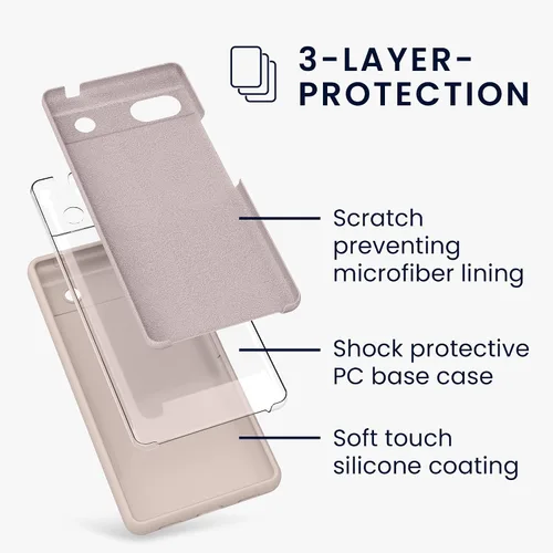 Miniatura 276 de kwmobile Funda Compatible con Google Pixel 6 Pro - Funda de teléfono de silicona TPU con acabado suave - Azul Arrecife