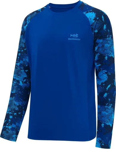 Miniatura 15 de Bassdash UPF 50 Camiseta de pesca para hombre con camuflaje, manga larga, sudadera de secado rápido