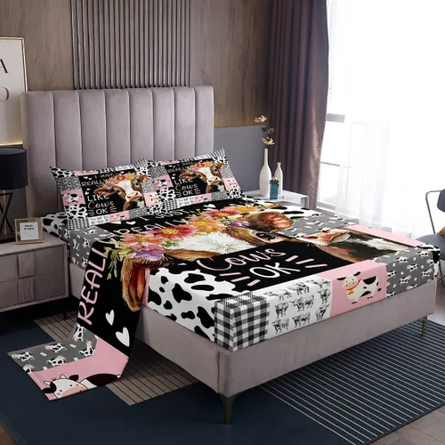 Miniatura 38 de Erosebridal Juego de sábanas tamaño individual de cola de sirena para niños, decoración de habitación de sirena, sábana bajera ajustable