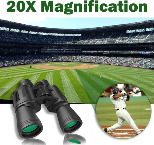 Miniatura 2 de Binoculares de 20 x 50 para adultos, prismáticos profesionales de alta potencia HD para observación de aves Viajes Observación de estrellas 123456