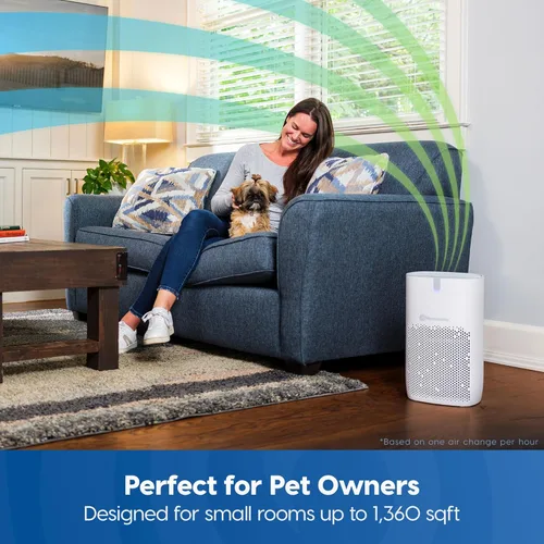 Miniatura 2 de Vacmaster AP272 - Purificadores de aire actualizados para el dormitorio del hogar, cubre hasta 1360 pies cuadrados, filtro H13 True HEPA con 4