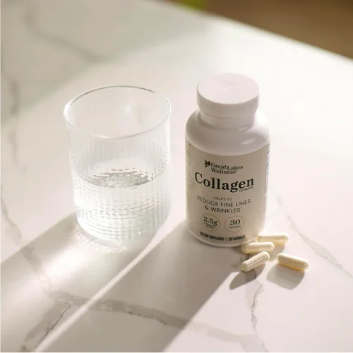 Miniatura 6 de Great Lakes Wellness - Píldoras de colágeno para hombres y mujeres, 120 cápsulas – Péptidos de colágeno VERISOL® Tipos I y III para cabello, piel