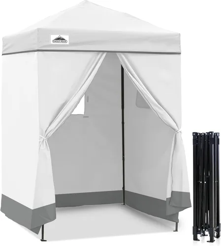 Miniatura 15 de EAGLE PEAK Flex Ultra Compact 4x4 Toldo desplegable, refugio solar, vestidor, toldo portátil de privacidad para piscina, sesiones de fotos