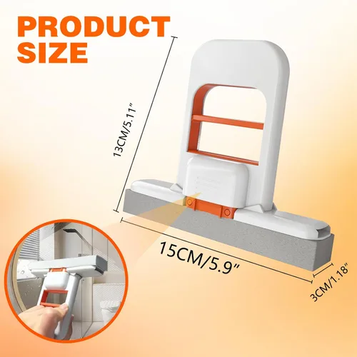 Miniatura 2 de Mini trapeador de escritorio plegable – Mopa de esponja portátil para espacios pequeños, fregona de mano para baño, cocina, encimeras y azulejos
