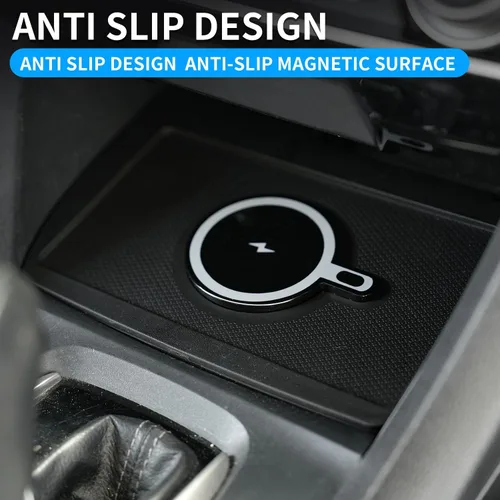 Miniatura 3 de Xipoo Almohadilla de carga inalámbrica compatible con Honda Civic 2016-2021, cargador inalámbrico magnético para automóvil, bandeja de carga rápida