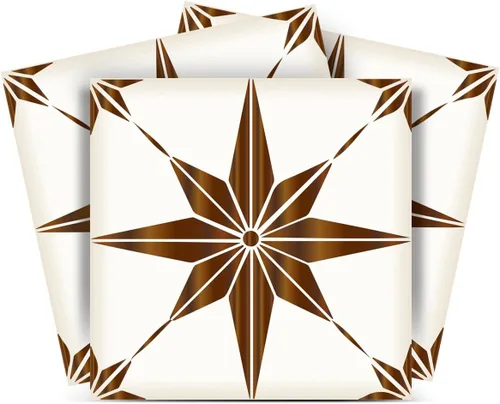 Miniatura 25 de Adhesivos para azulejos Mi Alma, 24 unidades, Talavera, plantillas de pared, calcomanías para despegar y pegar, fácil aplicación, ideal para baño