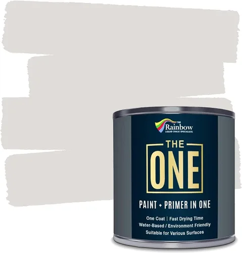 Miniatura 19 de THE ONE Pintura e imprimación todo en uno, negro mate, 8.5 onzas líquidas/250ml, fórmula de 1 capa, decoración fácil de interiores y exteriores