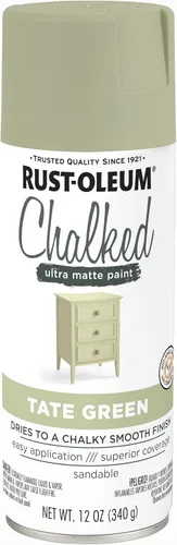Miniatura 69 de Rust-Oleum - Pintura a la tiza en aerosol ultramate de 12 onzas (paquete de 1), color carbón, 302590
