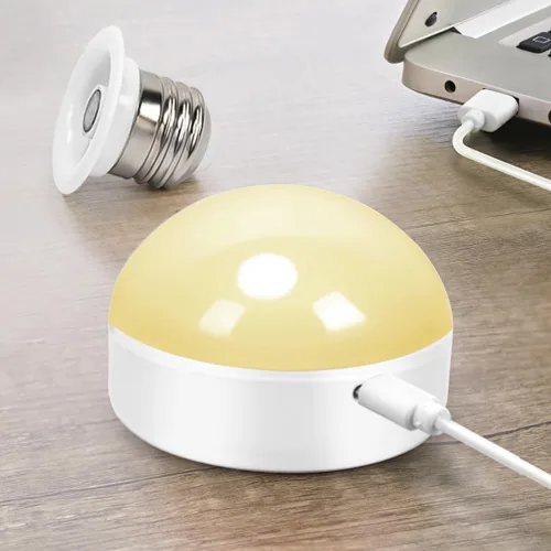 Miniatura 5 de BLUEYE Luz nocturna, sin BPA, control remoto, colores 3CCT, batería de 2000 mAh, botón manual, sin parpadeo para niños, bebé, guardería, pequeña