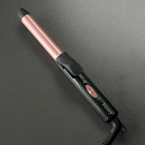 Miniatura 9 de FARERY Mini rizador de pelo de cerámica para cabello corto, 3/4 pulgadas, 100-240 V de doble voltaje, rizador de tamaño de viaje con queratina
