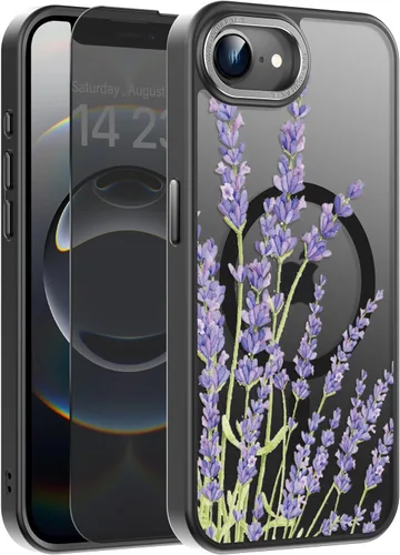 Miniatura 154 de Goodon Funda para iPhone 17 Pro con protector de pantalla de privacidad, compatible con Magsafe, a prueba de golpes, translúcida mate, bonita funda