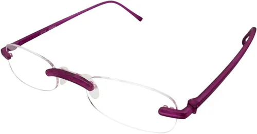 Miniatura 2 de Calabria 714 Anteojos de lectura sin montura con lentes transparentes, color carbón, lentes de lectura para hombres y mujeres, lectores