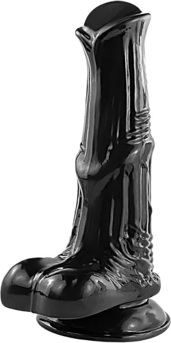 Consoladores negros gruesos, consolador grande con ventosa de 9 pulgadas, juguetes sexuales anales enormes realistas para adultos para mujeres y