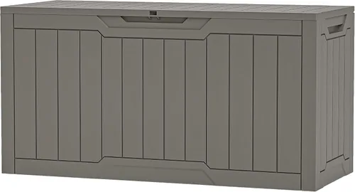 Miniatura 17 de YITAHOME Caja de almacenamiento para la terraza, de 51 galones, contenedor de almacenamiento para exteriores resistente a la intemperie para cojines