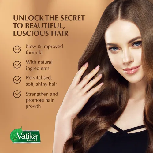 Miniatura 5 de Vatika Naturals Mascarilla capilar de aceite caliente, cactus y ajo y multivitamínico para seco, dañado, nutritivo y fortalecimiento, acondicionador