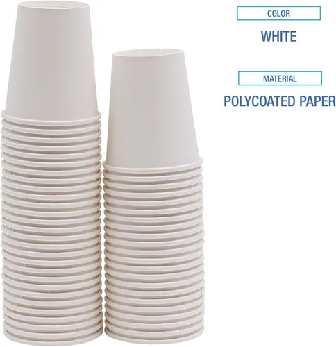 Miniatura 4 de BOARDWALK FOODSERVICE, BWKWHT8HCUP, TAZA CALIENTE 8OZ WH CT/1000