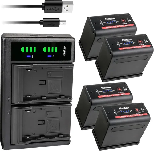Miniatura 7 de Kastar Reemplazo del cargador de batería USB LTD2 para Canon EOS C100 Mark II, EOS C300, EOS C300 PL, EOS C500, EOS C500 PL, ES50, ES55, ES60, ES65