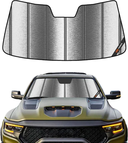 Miniatura 14 de Pigenius Parasol de Parabrisas para Dodge Ram 1500 2002-2008 Protección Solar para Ventana Delantera - Salvaguarda