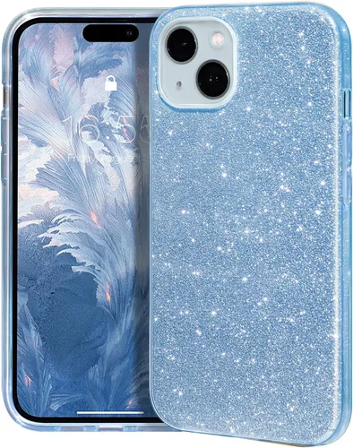 Miniatura 55 de MATEPROX - Funda compatible con iPhone Air de 6.5' [2025], carcasa protectora de 3 capas con purpurina brillante y tendencia, anti-arañazos y a