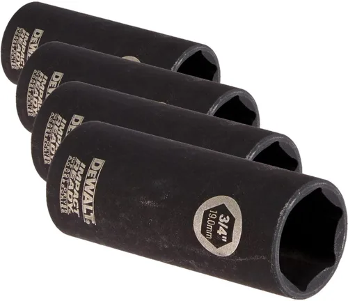 Miniatura 8 de DEWALT - Enchufe de impacto profundo, SAE, accionamiento de 3/8 pulgadas, 9/16 pulgadas (DW2287) (Paquete de 2)