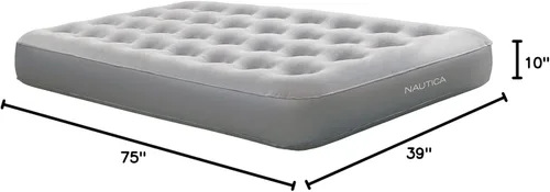 Miniatura 7 de Colchón de Aire Nautica Home Express Sleep Cama Hinchable para Huéspedes, Viaje y Camping: Sistema de Soporte y Comodidad con Vinilo Resistente a