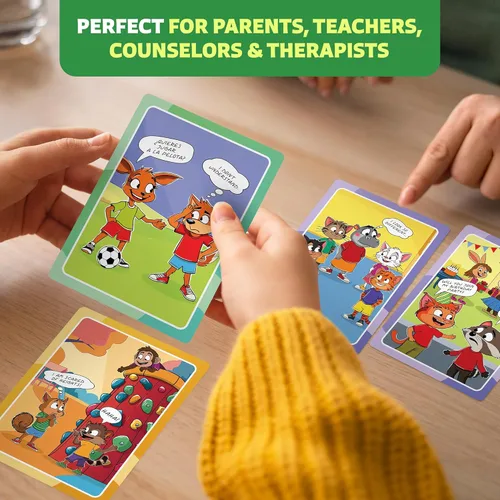 Miniatura 3 de Tarjetas de inclusión y diversidad cultural para niños - Juego SEL para empatía, discapacidad, conciencia social y habilidades de afrontamiento