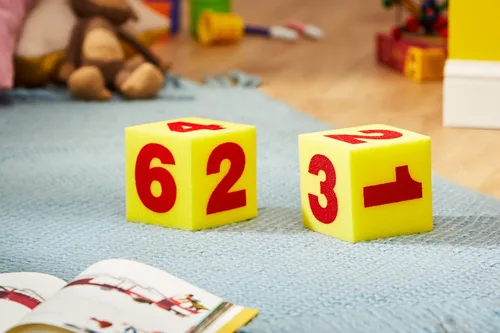Miniatura 5 de Learning Resources Cubos blandos gigantes, juego de 3, grados preK+