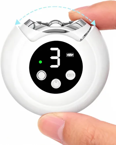 Miniatura 8 de Cortaúñas eléctrico 3 en 1, cortaúñas para bebés con luz LED, cortaúñas automático de 3 velocidades, cortaúñas de seguridad portátil para bebés
