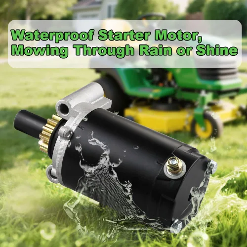 Miniatura 6 de WATERWICH Motor de arranque compatible con John Deere L110 LT133 LT155 STX46, todos los tractores de la serie 12-098, sustituye a AM122435 12-098-15
