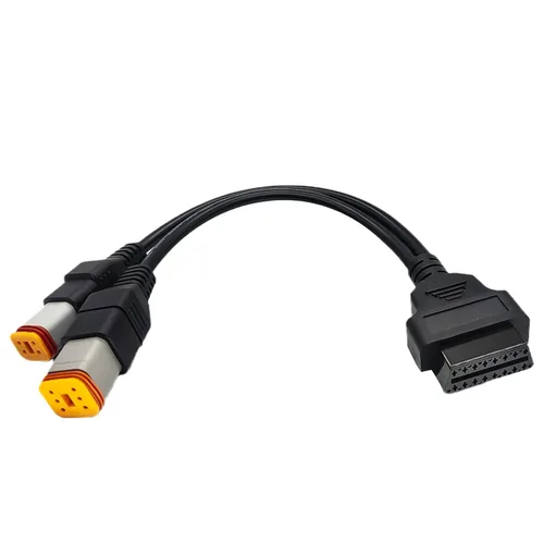 Miniatura 7 de Cable Obd2 para Harley 4 pines+6 pines 2 en 1 Adaptador de escáner OBD para motocicleta, conector OBD compatible con muchas herramientas