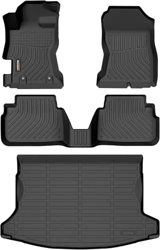 Miniatura 57 de Alfombrillas de TPE para Toyota Highlander 2014-2019 7 y 8 asientos, protección para todo tipo de clima, forros de piso de automóvil resistentes