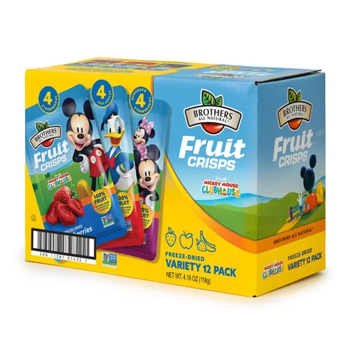 Miniatura 5 de Brothers All Natural Disney - Chips de fruta liofilizada, manzana Fuji, 0.35 onzas (paquete de 12), hechas con 100% fruta, sin gluten, sin soja
