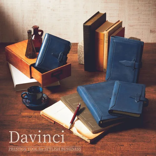 Miniatura 7 de Raymay Fujii DSA3010A Da Vinci Roloma Classic Personal Organizer, A5, Blue Bule