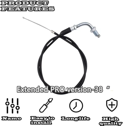 Miniatura 3 de Conjunto de acelerador e interruptor de apagado, componentes del kit de motor Qauick de 69 cc y 80 cc para bicicletas