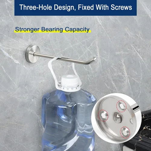 Miniatura 4 de NearMoon Ganchos para colgar abrigos, ganchos de montaje en pared para colgar sombrero, bata Hurse, perchas de acero inoxidable 304 resistentes